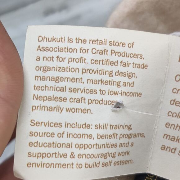 Wool felt Slippers Wearable Art Flowers Handmade in Nepal New w/ Tags Baby Sz 5 - Picture 13 of 16